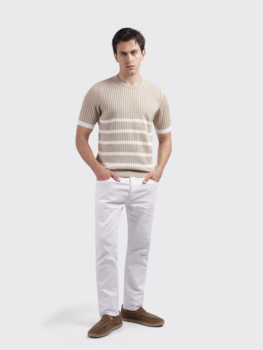 COTTON KNITTED POLO SHIRT - Roban