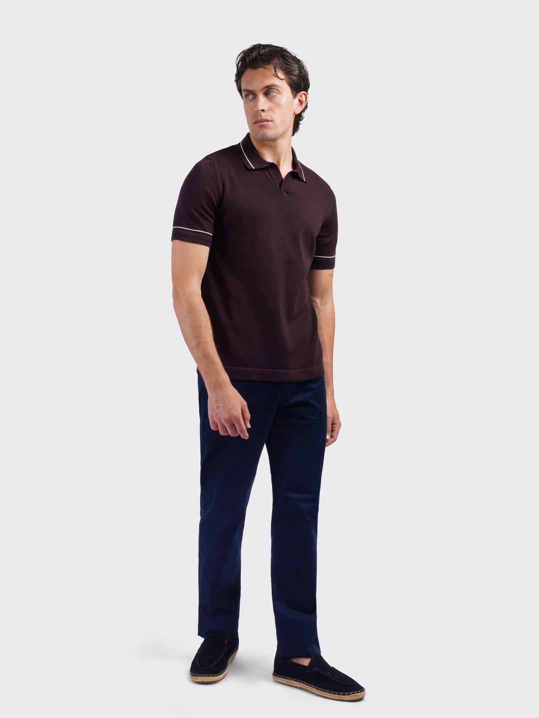 COTTON KNITTED POLO SHIRT - Roban