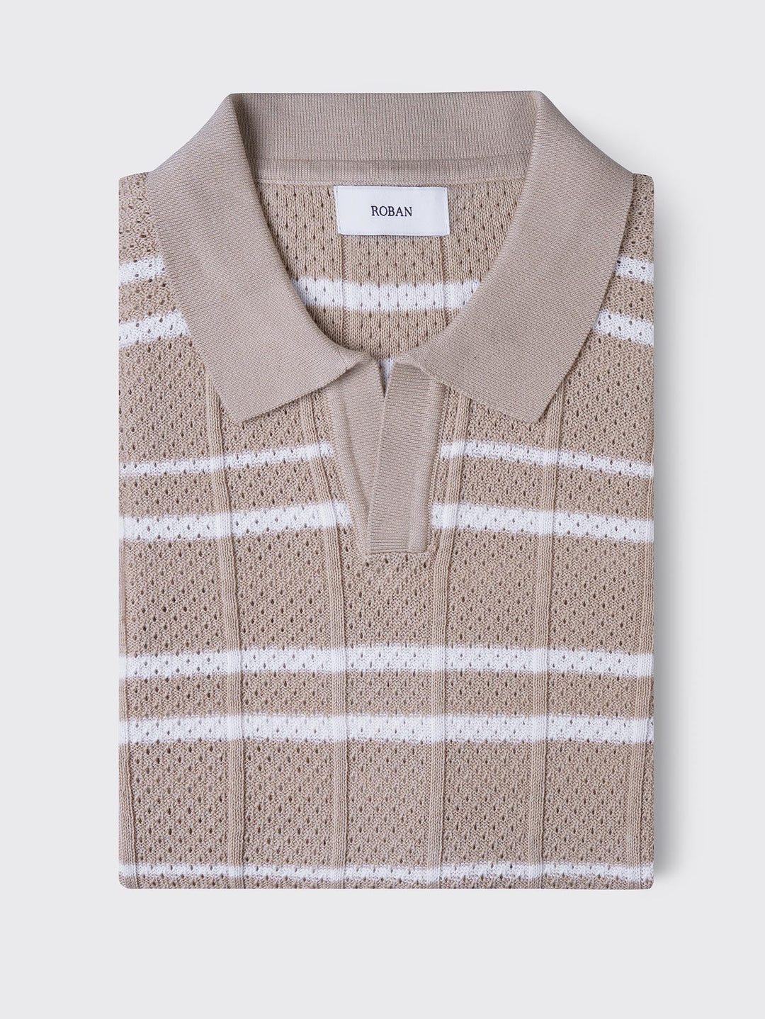 COTTON KNITTED POLO SHIRT - Roban