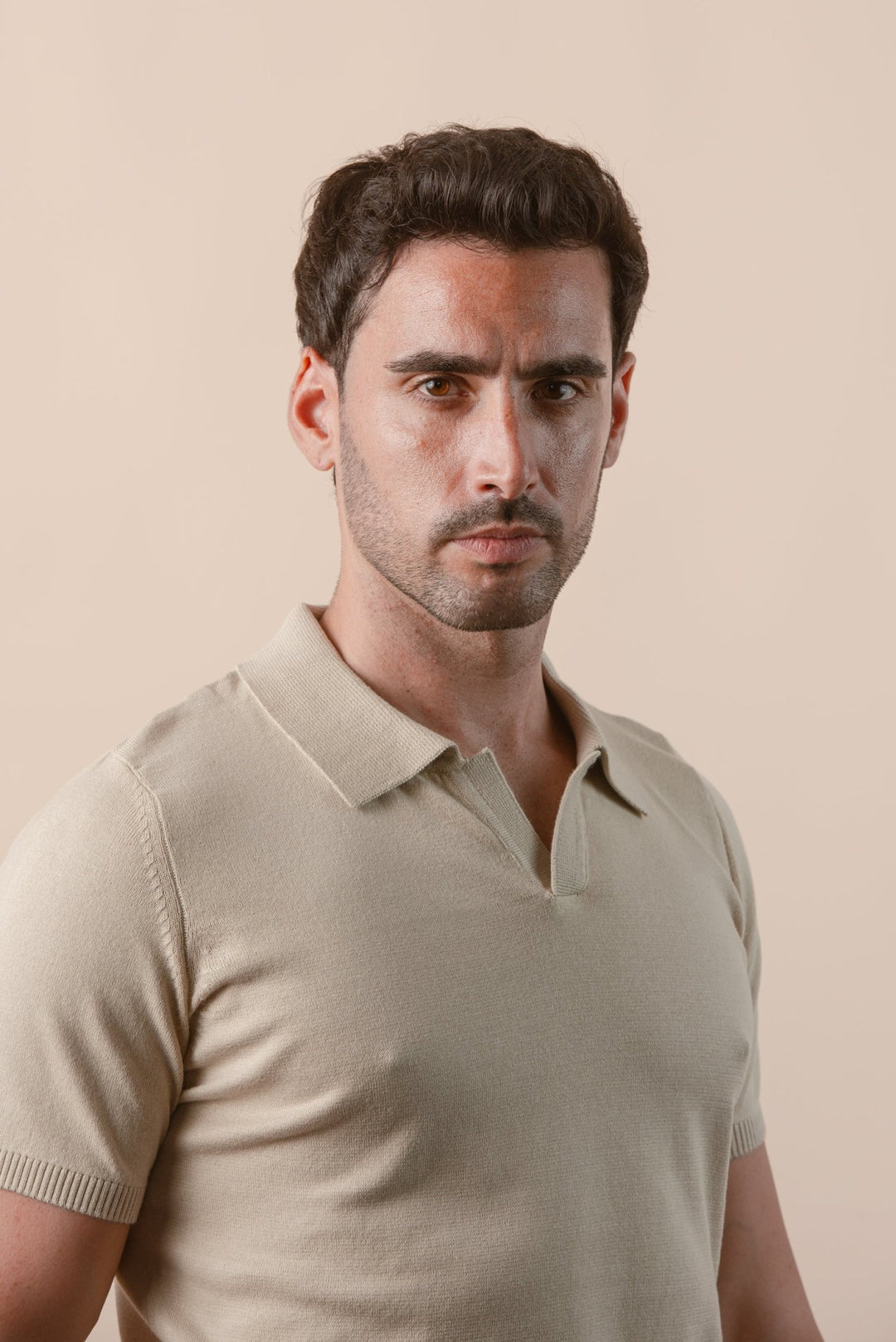 COTTON KNITTED POLO SHIRT - Roban