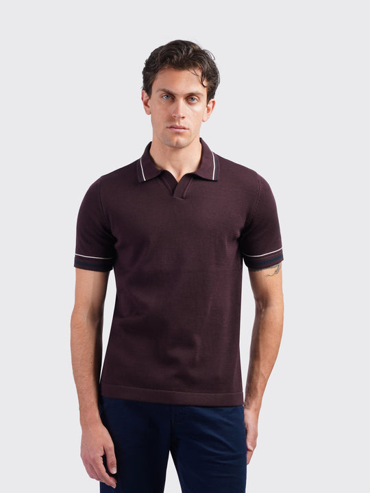 COTTON KNITTED POLO SHIRT - Roban
