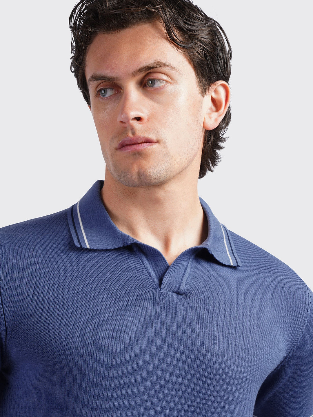 COTTON KNITTED POLO SHIRT - Roban