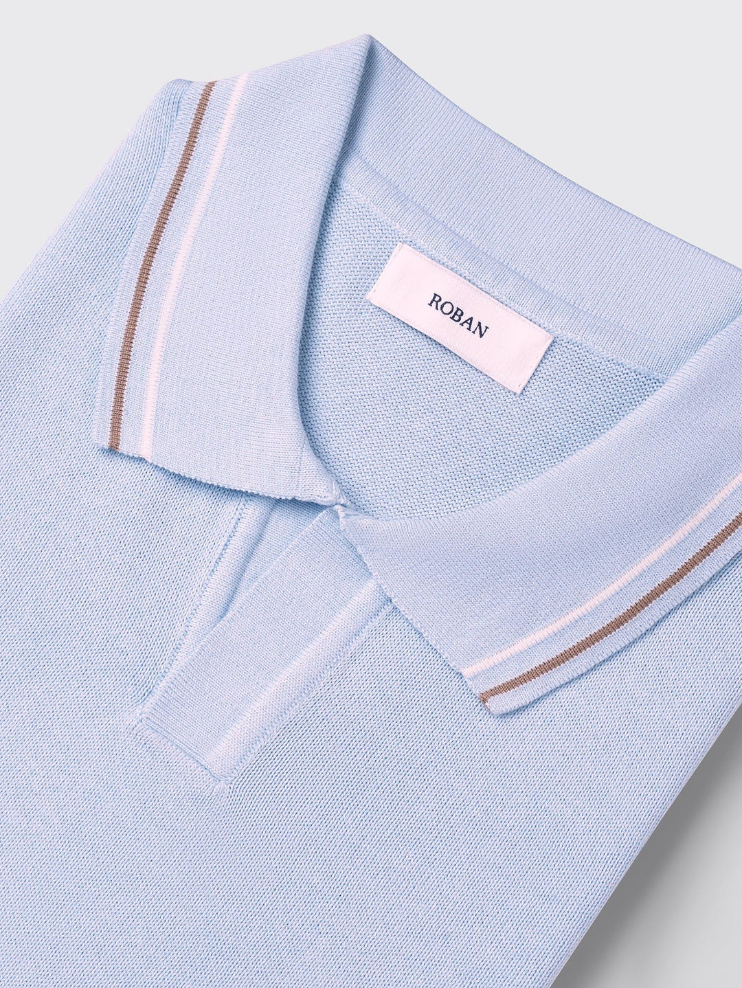 COTTON KNITTED POLO SHIRT - Roban