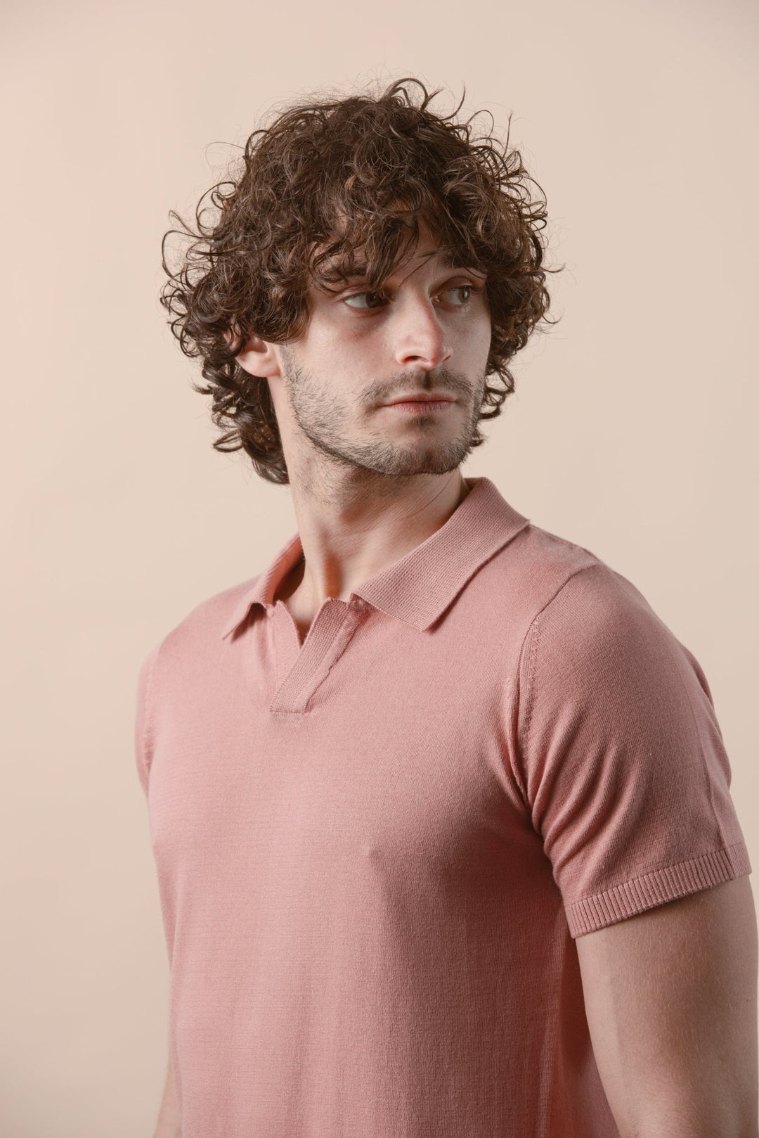 COTTON KNITTED POLO SHIRT - Roban