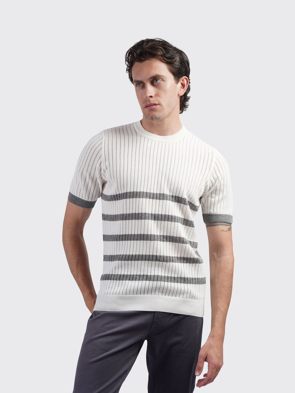 COTTON KNITTED POLO SHIRT - Roban