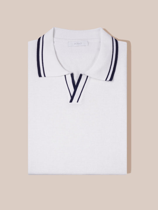 COTTON KNITTED POLO SHIRT - Roban