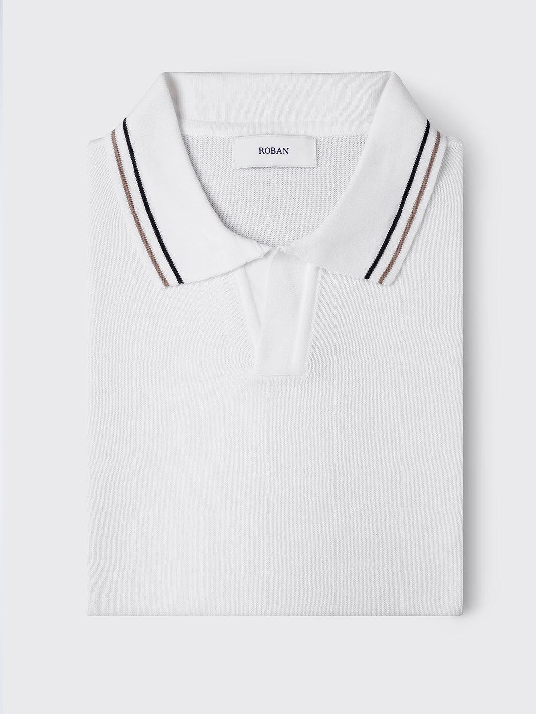 COTTON KNITTED POLO SHIRT - Roban
