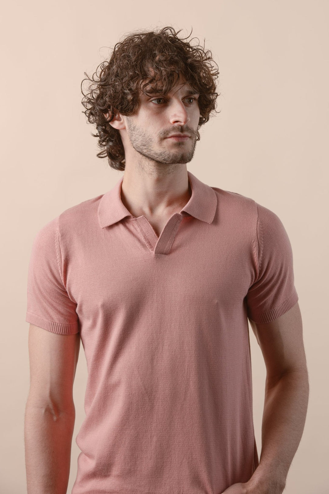 COTTON KNITTED POLO SHIRT - Roban