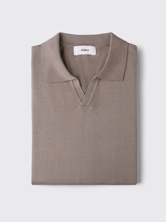 COTTON KNITTED POLO SHIRT - Roban
