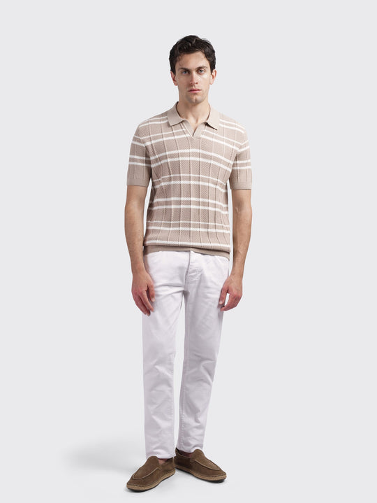 COTTON KNITTED POLO SHIRT - Roban