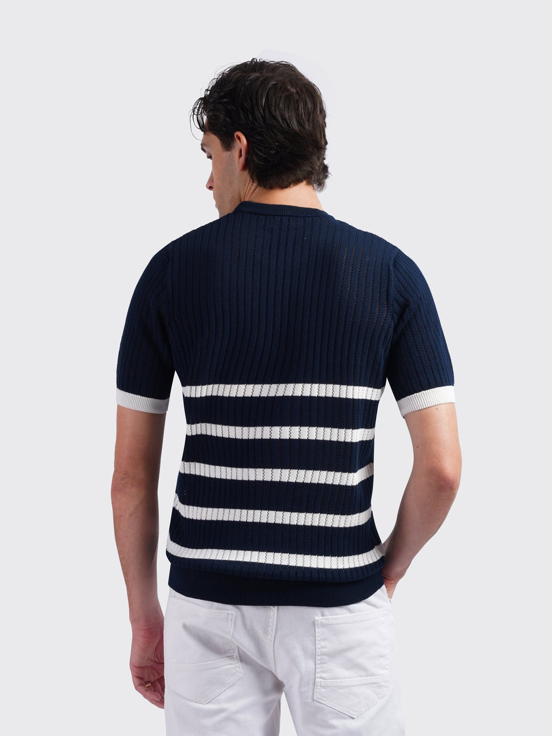 COTTON KNITTED POLO SHIRT - Roban