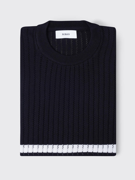 COTTON KNITTED POLO SHIRT - Roban