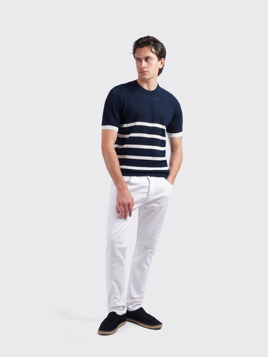 COTTON KNITTED POLO SHIRT - Roban