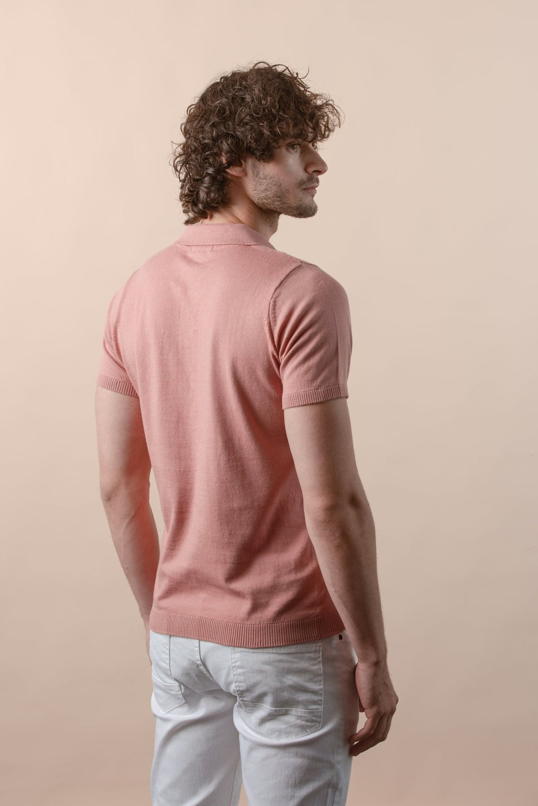 COTTON KNITTED POLO SHIRT - Roban