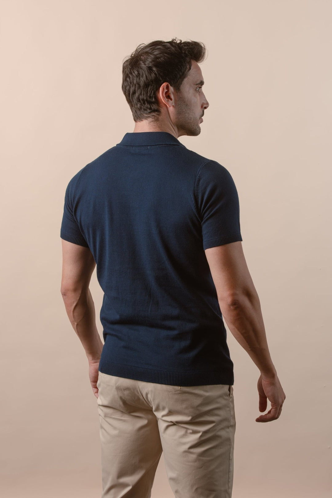 COTTON KNITTED POLO SHIRT - Roban
