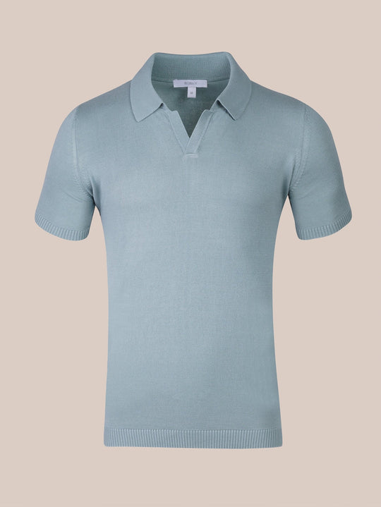 COTTON KNITTED POLO SHIRT - Roban