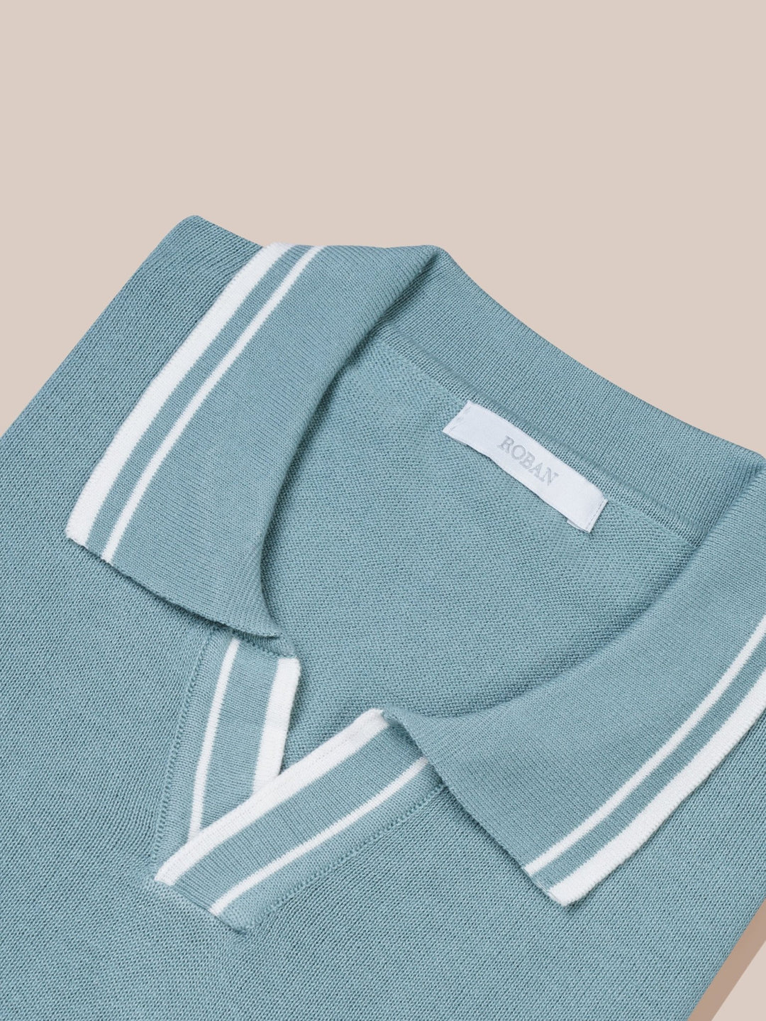 COTTON KNITTED POLO SHIRT - Roban