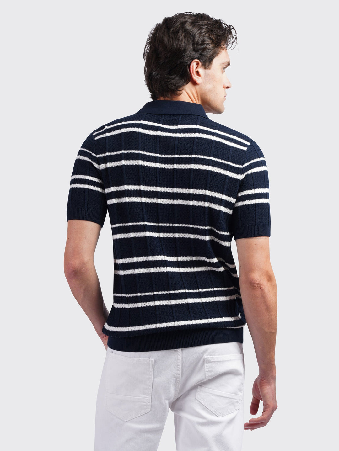 COTTON KNITTED POLO SHIRT - Roban