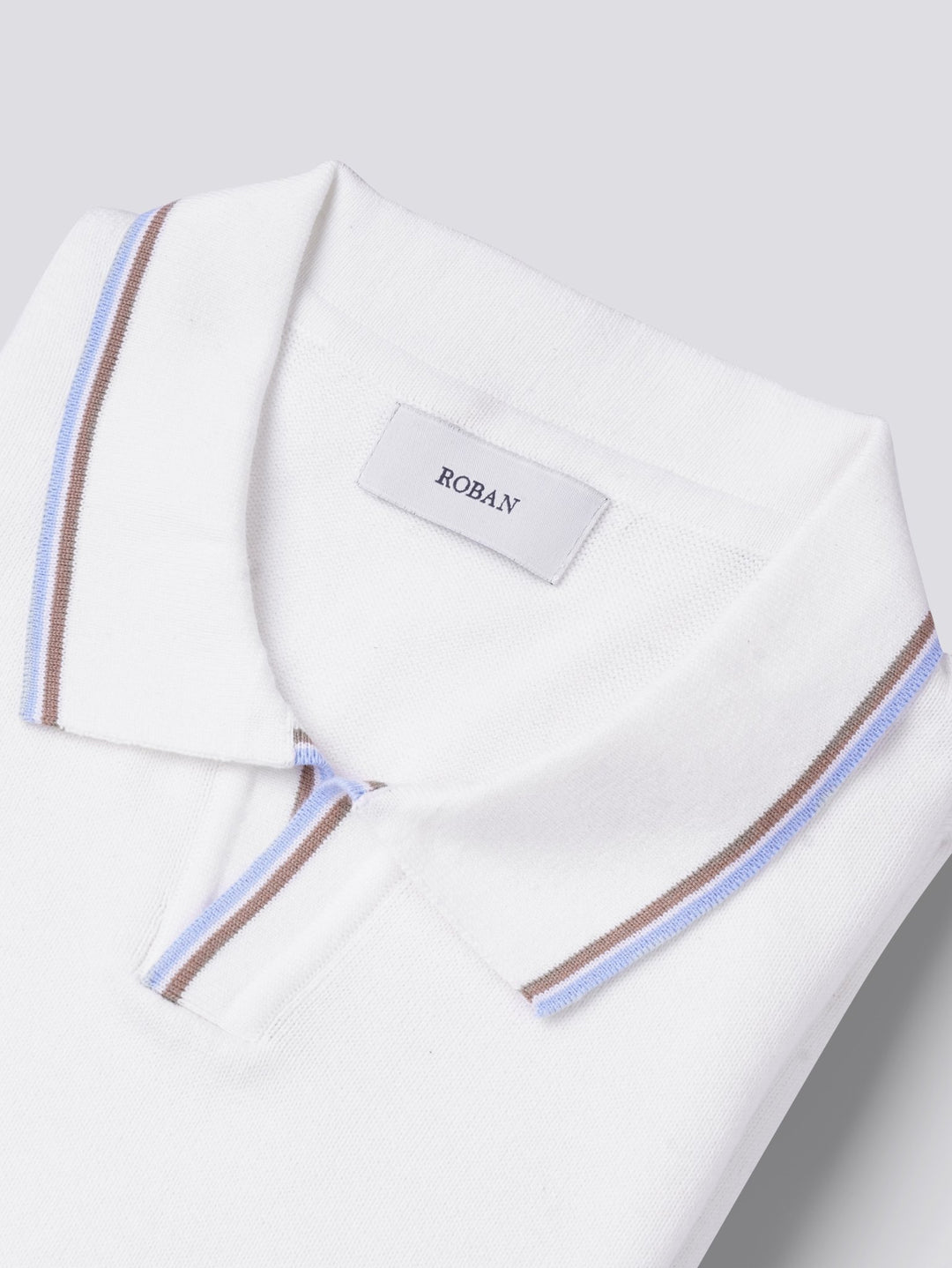 COTTON KNITTED POLO SHIRT - Roban