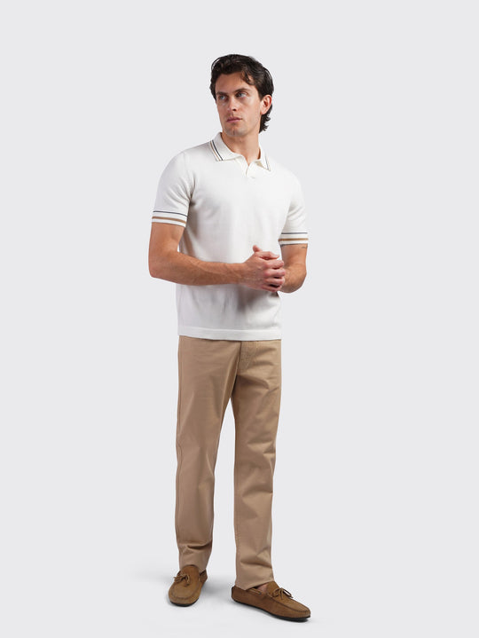 COTTON KNITTED POLO SHIRT - Roban