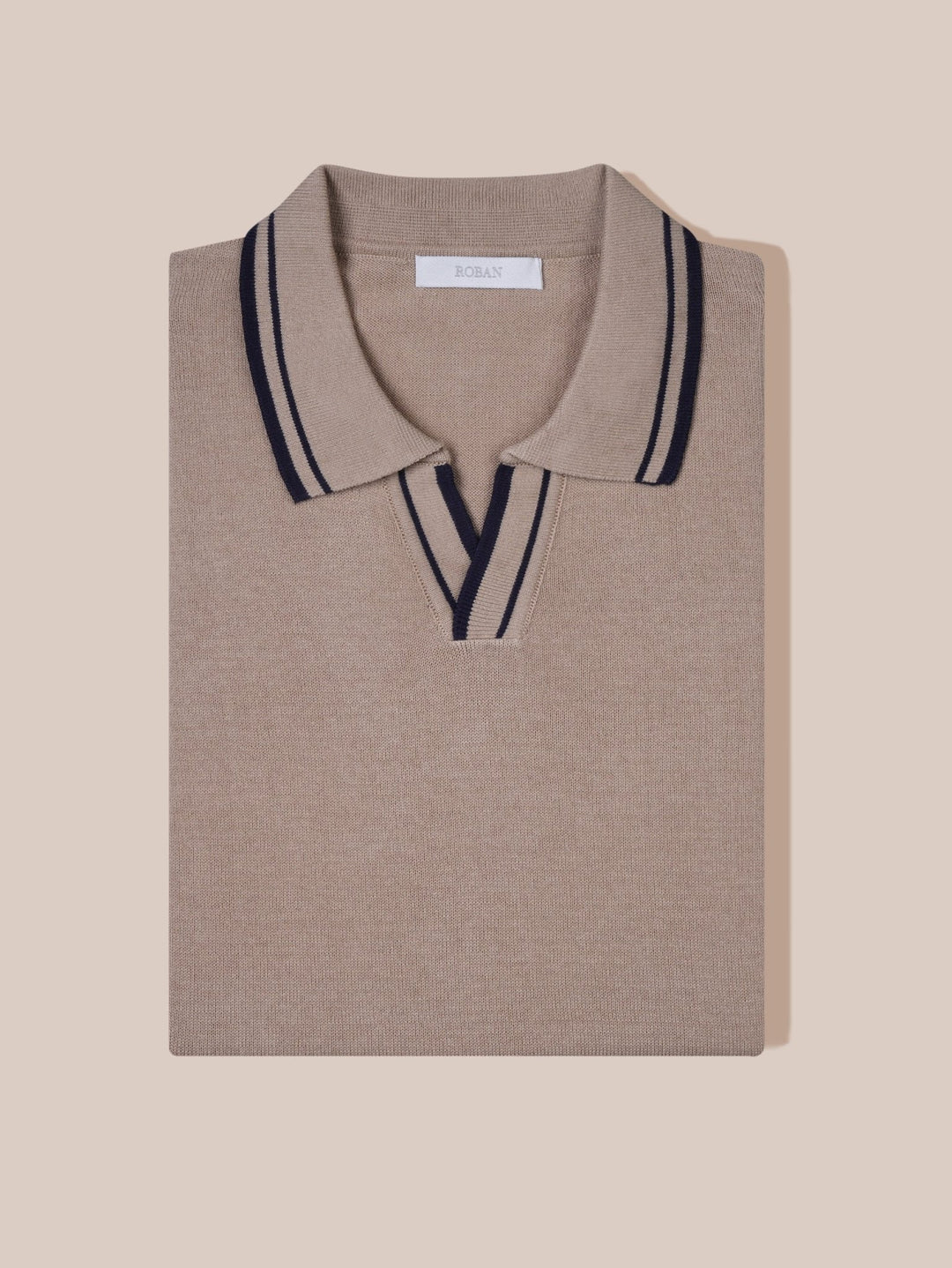 COTTON KNITTED POLO SHIRT - Roban