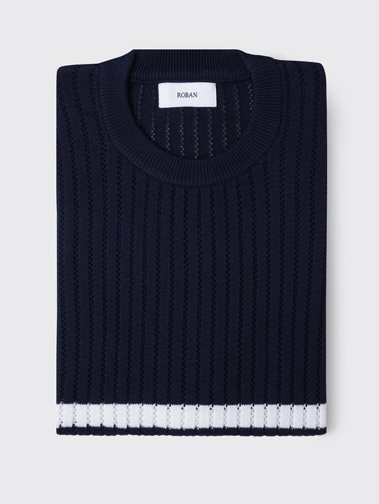 COTTON KNITTED POLO SHIRT - Roban