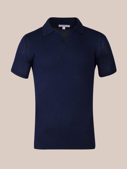 COTTON KNITTED POLO SHIRT - Roban