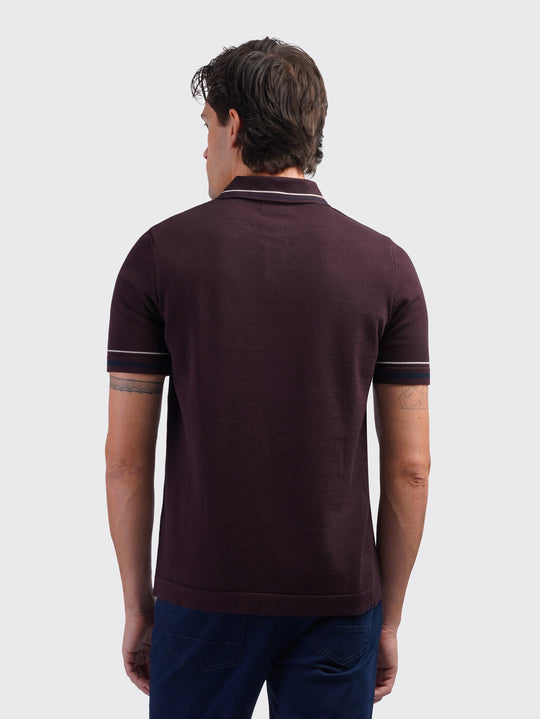 COTTON KNITTED POLO SHIRT - Roban