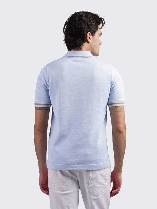 COTTON KNITTED POLO SHIRT - Roban
