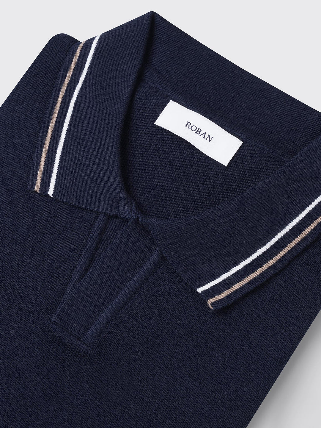 COTTON KNITTED POLO SHIRT - Roban