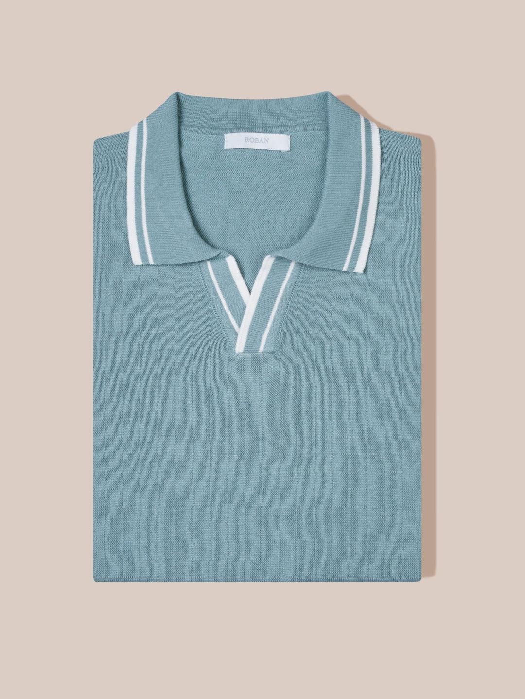 COTTON KNITTED POLO SHIRT - Roban