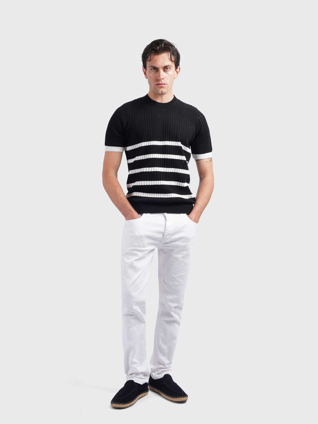 COTTON KNITTED POLO SHIRT - Roban