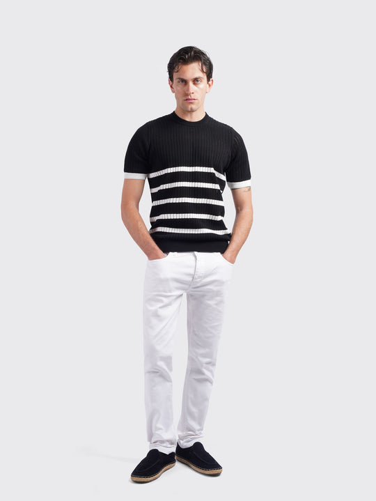 COTTON KNITTED POLO SHIRT - Roban