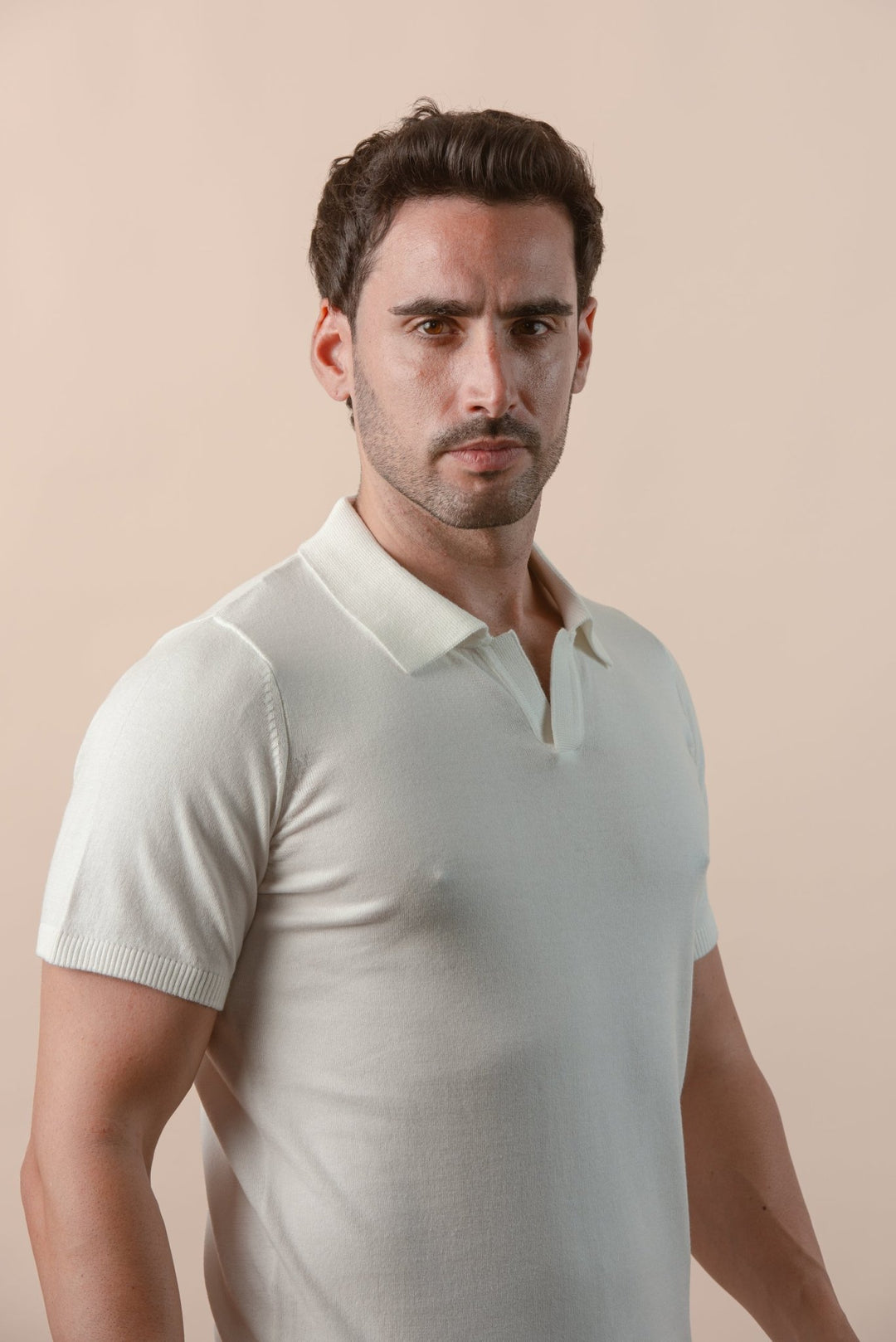COTTON KNITTED POLO SHIRT - Roban