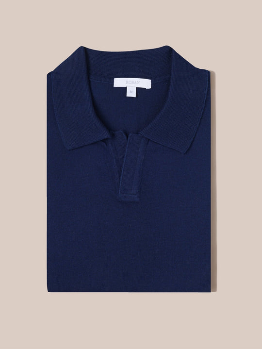 COTTON KNITTED POLO SHIRT - Roban