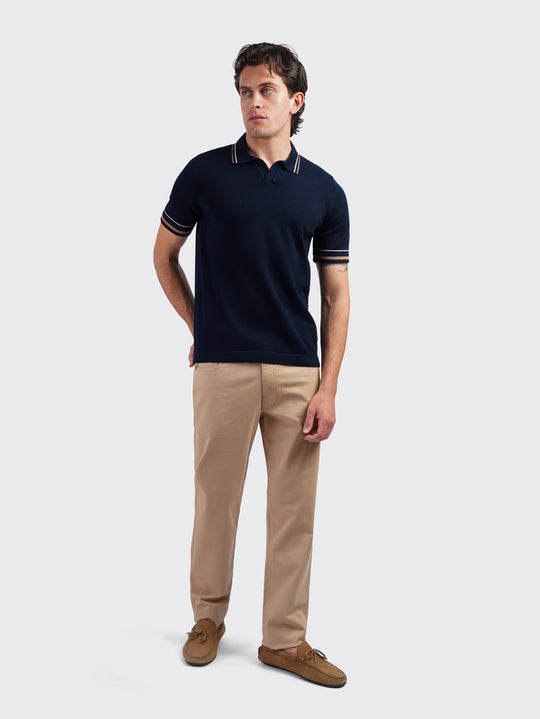COTTON KNITTED POLO SHIRT - Roban