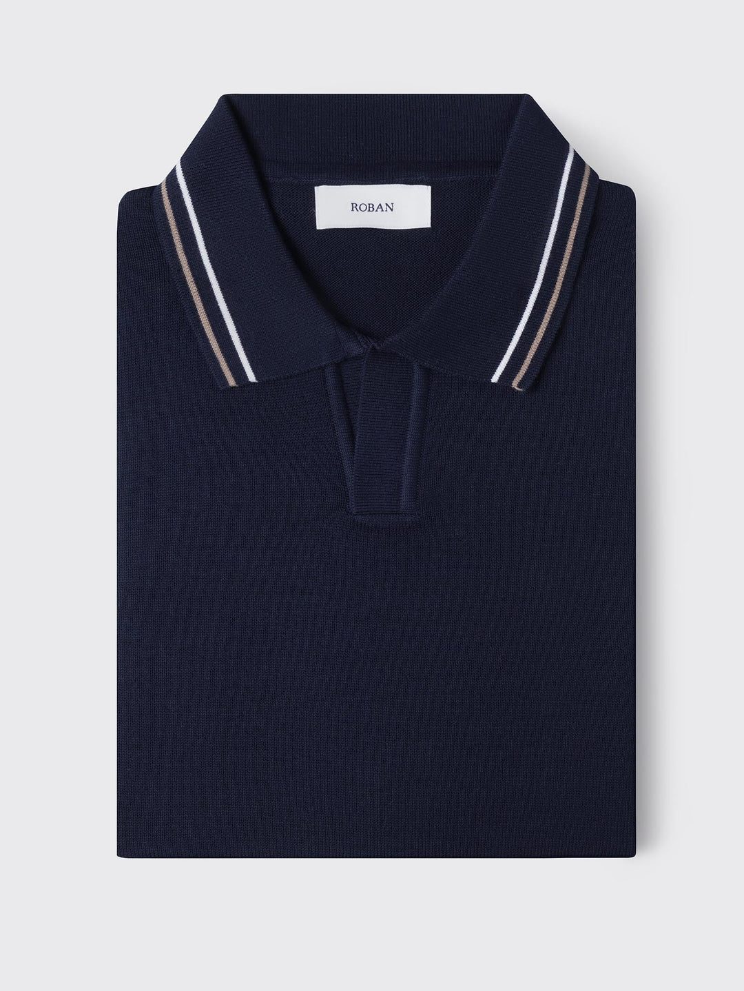 COTTON KNITTED POLO SHIRT - Roban