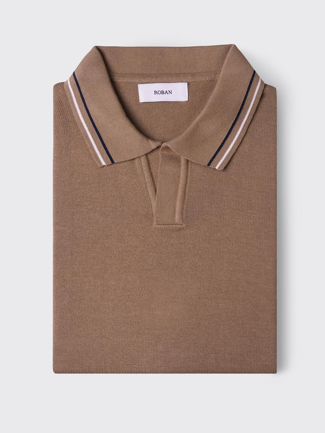 COTTON KNITTED POLO SHIRT - Roban