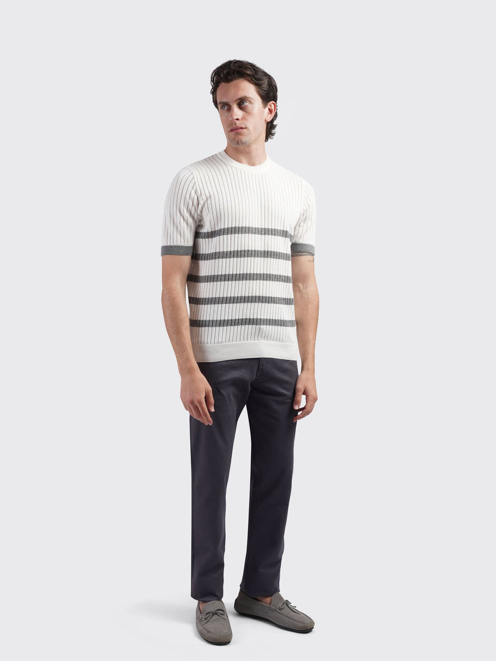 COTTON KNITTED POLO SHIRT - Roban