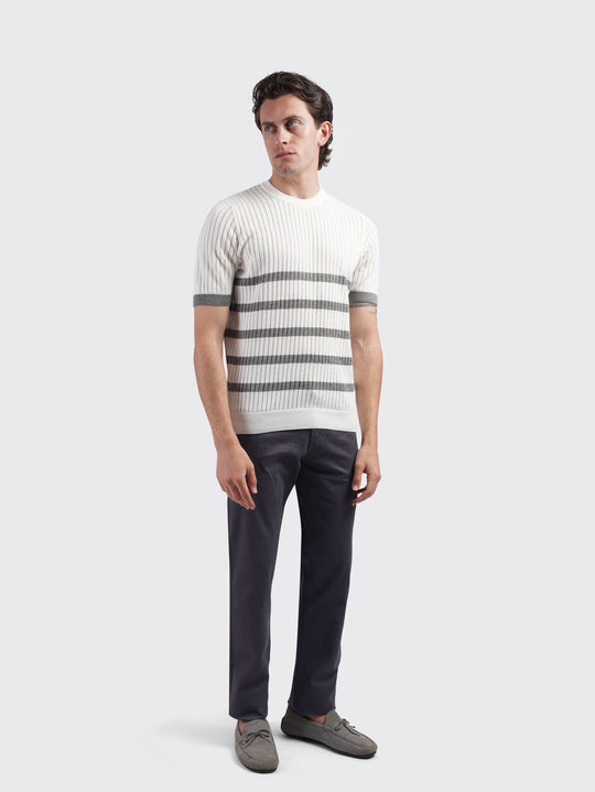 COTTON KNITTED POLO SHIRT - Roban