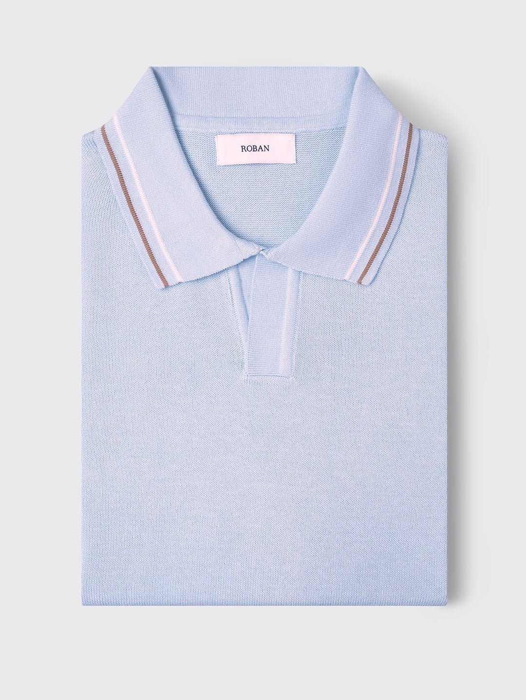 COTTON KNITTED POLO SHIRT - Roban