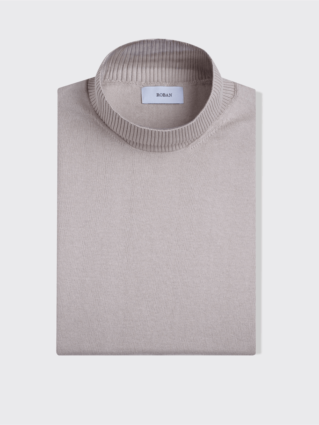 Cotton knitted Turtle Neck Pullover - Roban