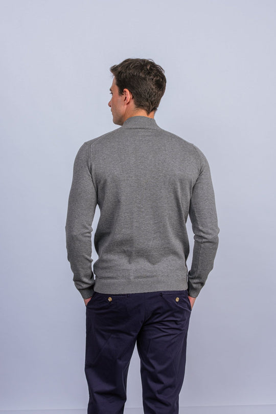 Cotton knitted Turtle Neck Pullover - Roban