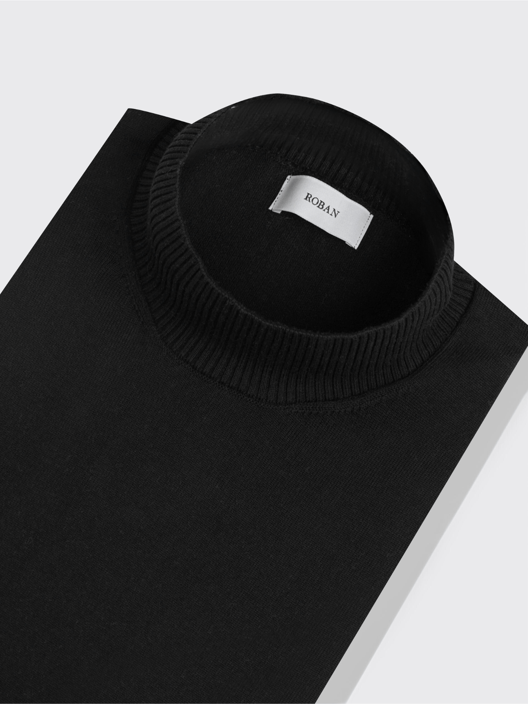 Cotton knitted Turtle Neck Pullover - Roban