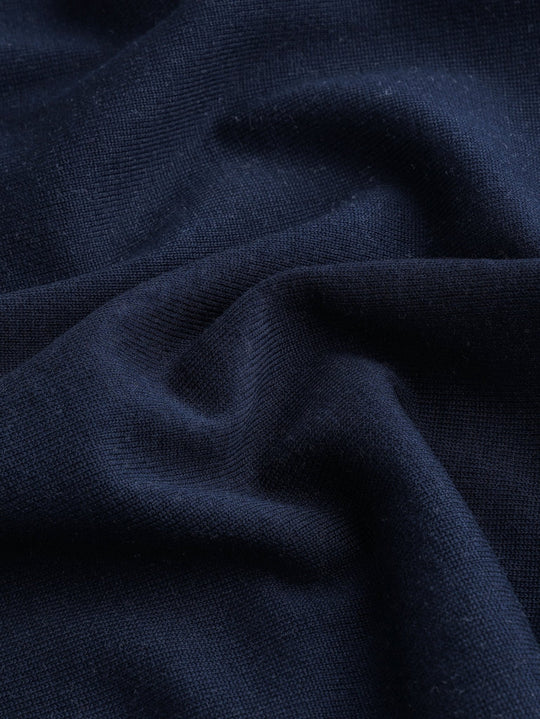 Cotton knitted V - neck Pullover - Roban