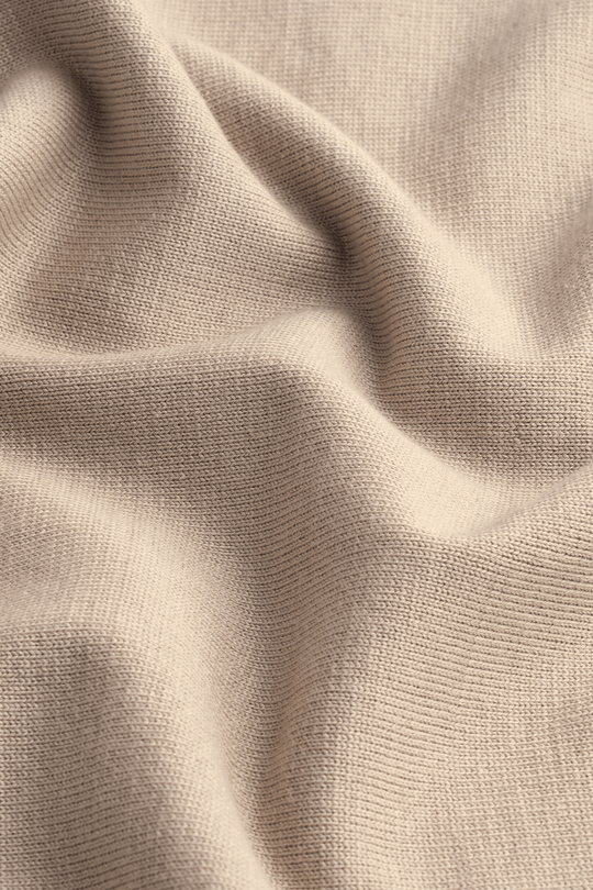 Cotton knitted V - neck Pullover - Roban