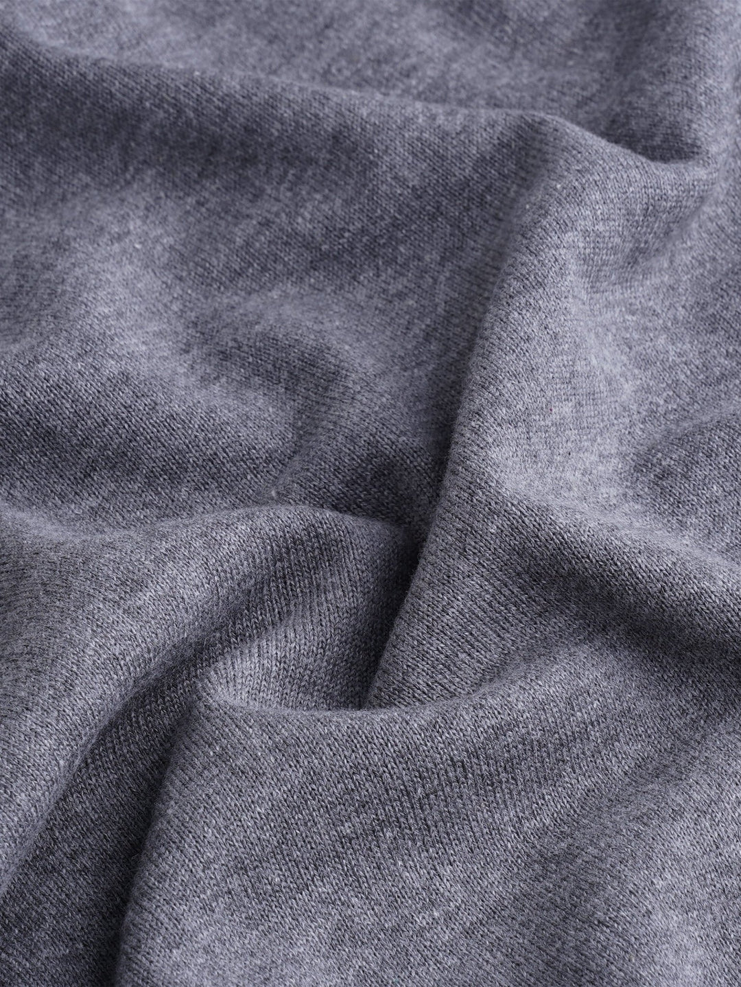 Cotton knitted V - neck Pullover - Roban