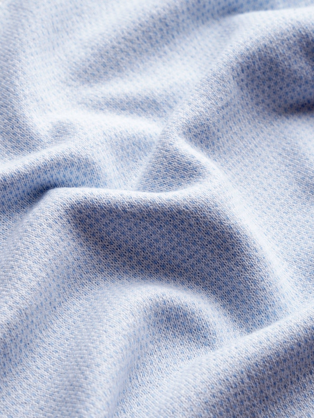 COTTON MELANGE KNITTED CREWNECK T - SHIRT - Roban