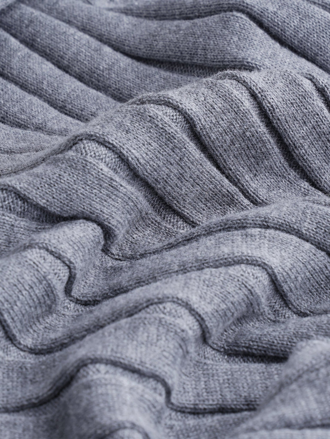 Cotton Ribbed knitted crewneck Pullover - Roban
