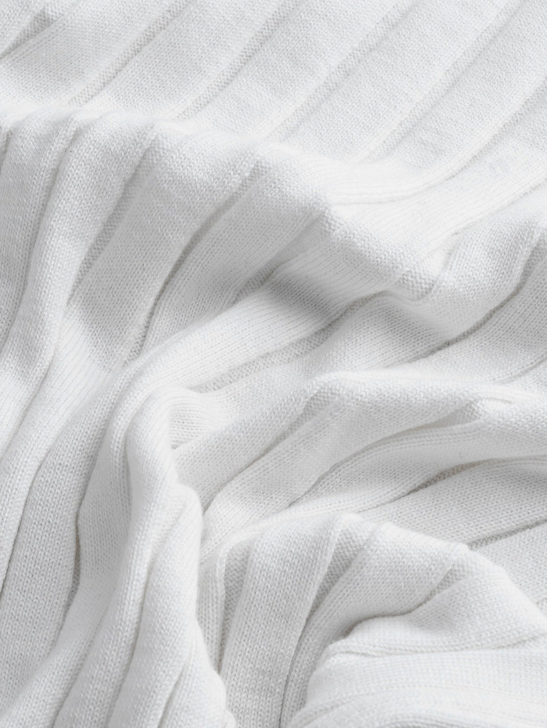 Cotton Ribbed knitted crewneck Pullover - Roban